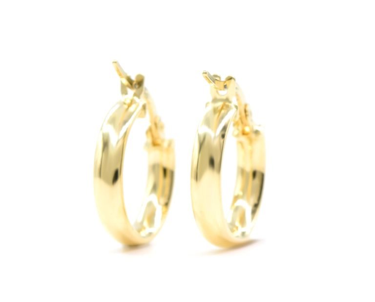 Aros Argolla de Oro Amarillo 18k