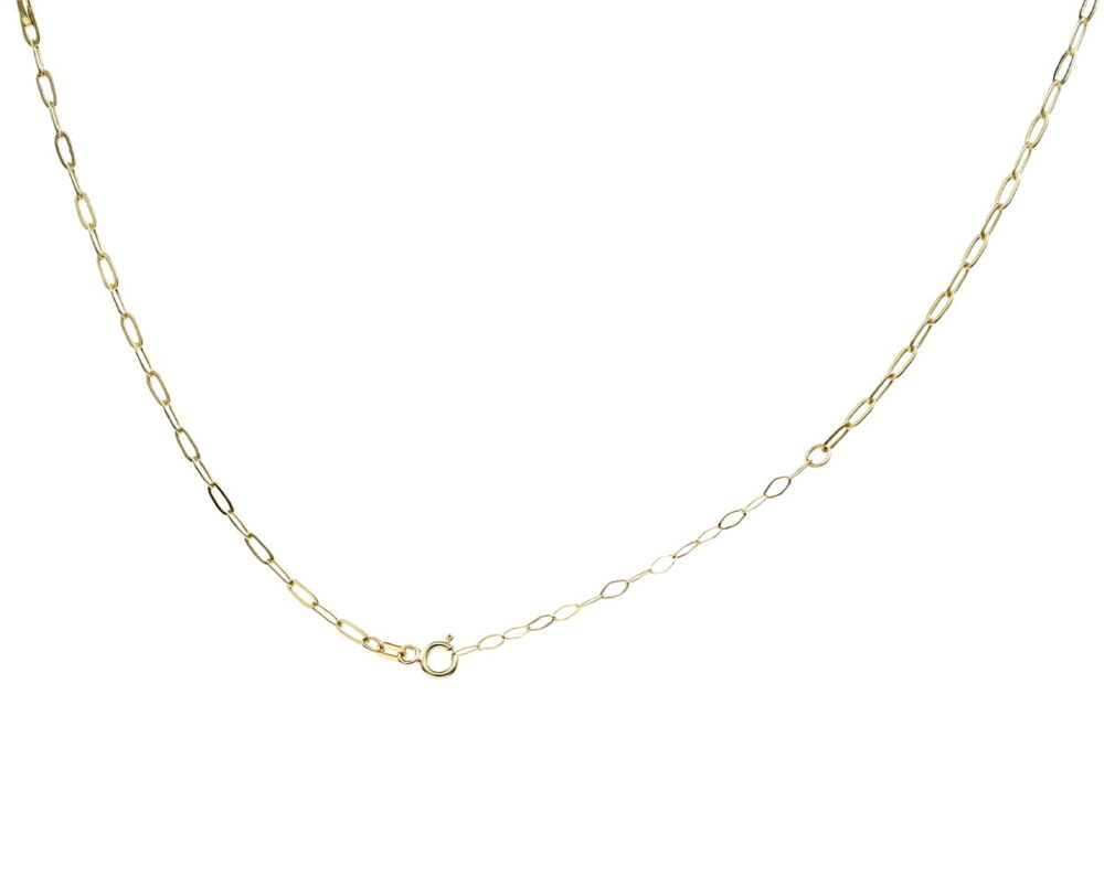 Colgante Eslabón Rectangular oro 18k