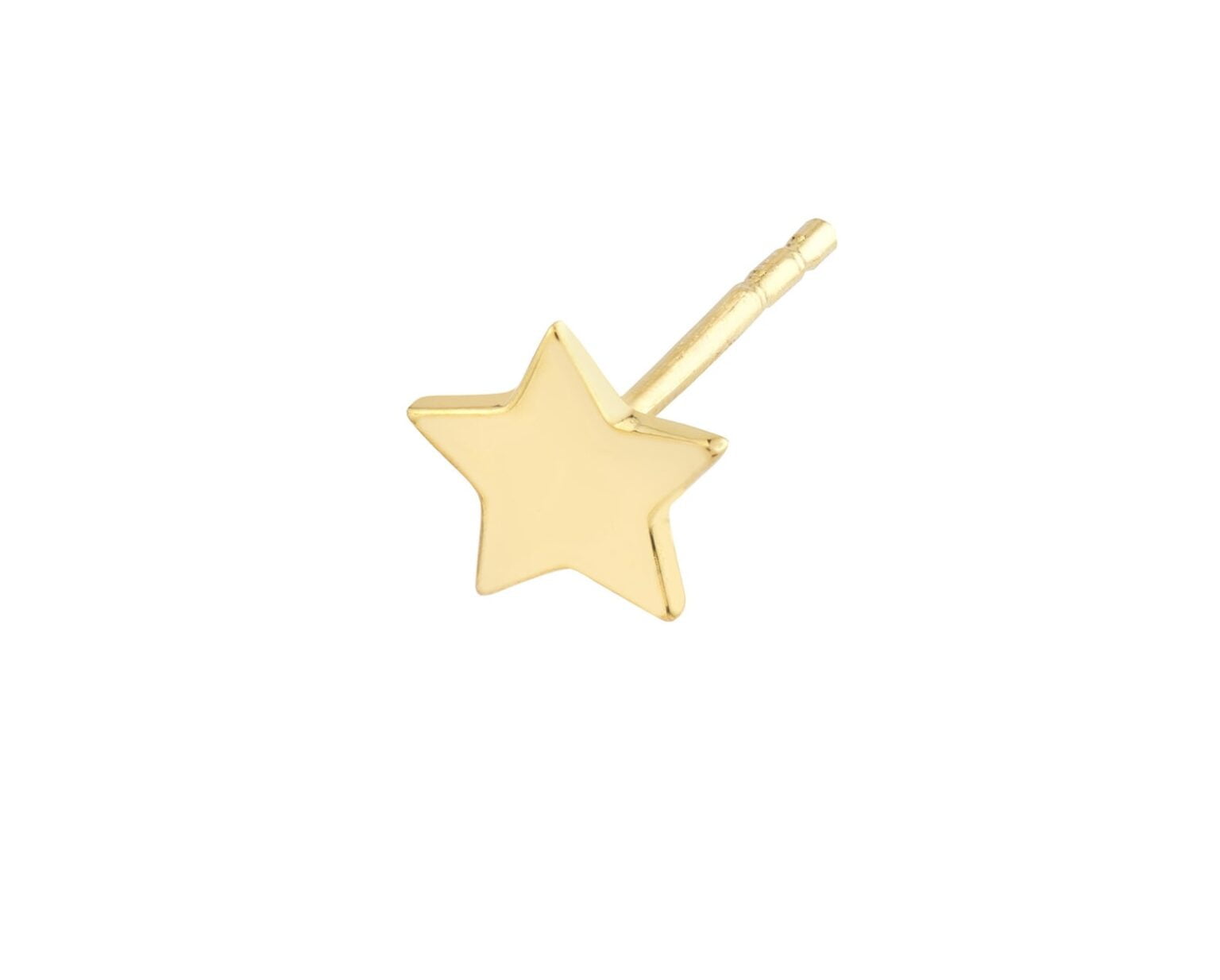 Oro Amarillo 14k Aros Tersa Stars